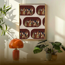 Load image into Gallery viewer, RHYTHMIC PRINT | BLACK ART WALL DECOR
