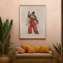 Load image into Gallery viewer, THE SHIFT PRINT | BLACK ART WALL DECOR
