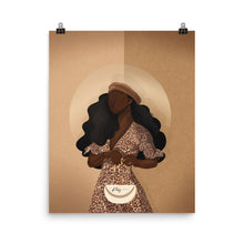 Load image into Gallery viewer, COVER GIRL PRINT | BLACK ART WALL DECOR
