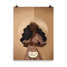 Load image into Gallery viewer, COVER GIRL PRINT | BLACK ART WALL DECOR
