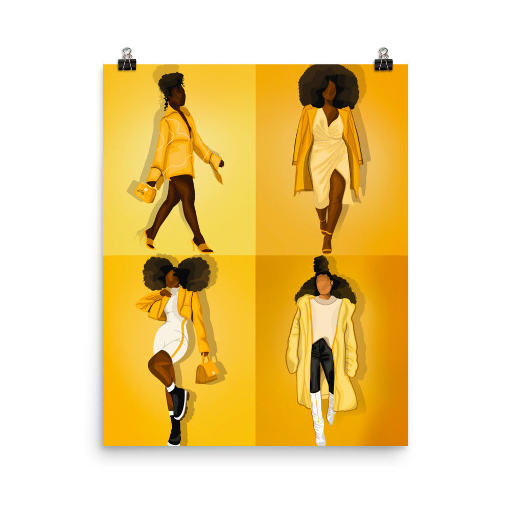 YELLOW COLLECTION PRINT